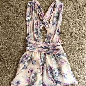 Cute floral romper